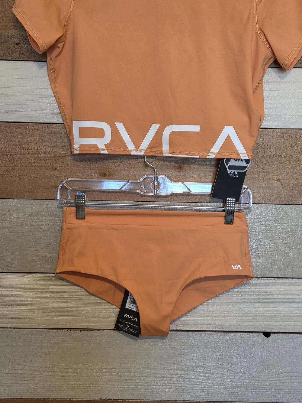 RVCA Bikini Set Top-Medium/Bottom Small - Picture 4 of 11